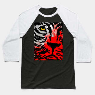 White Tiger Baseball T-Shirt